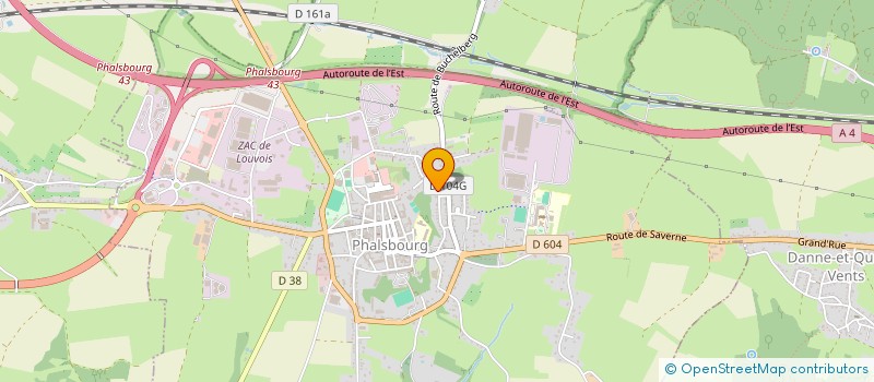 localisation de l'entreprise MADAME KAGBE-MONIKE AKOBI  PHALSBOURG