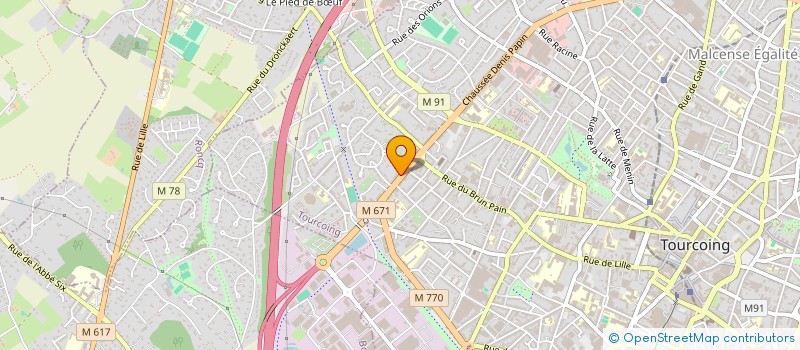 localisation de l'entreprise MADAME KAHENA DARRAS  TOURCOING