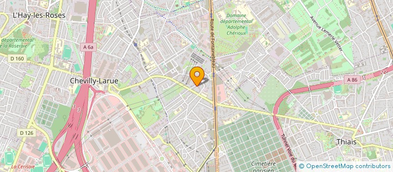 localisation de l'entreprise MADAME KAHINA ABBAS à CHEVILLY-LARUE