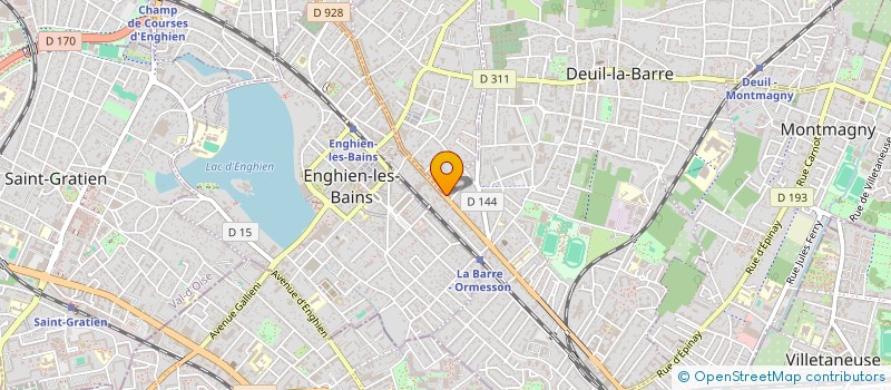 localisation de l'entreprise MADAME KAHINA AGOUDJIL  DEUIL-LA-BARRE