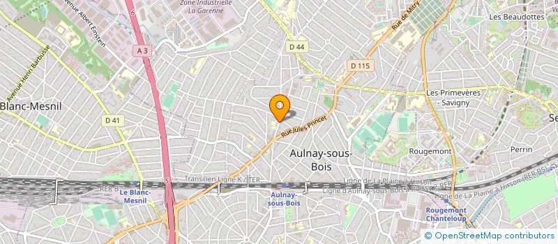 localisation de l'entreprise MADAME KAHINA AIT CHERIF à AULNAY-SOUS-BOIS