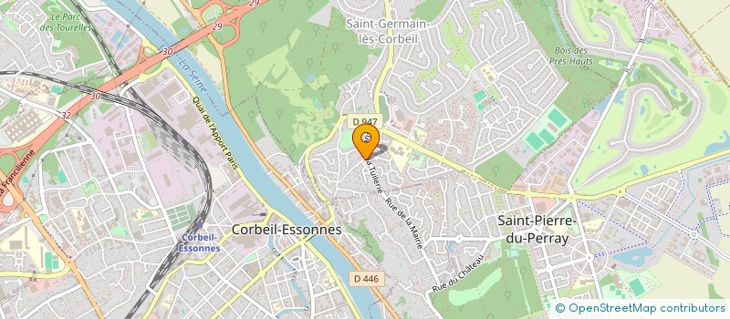 localisation de l'entreprise MADAME KAHINA AIT ELHADJ à SAINT-GERMAIN-LES-CORBEIL