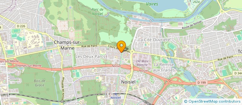 localisation de l'entreprise MADAME KAHINA ALI  NOISIEL