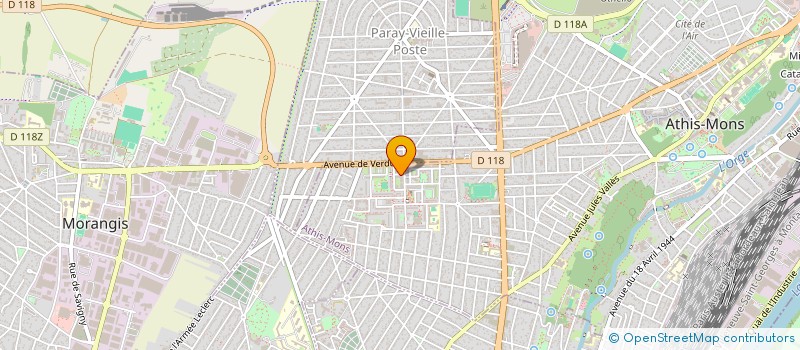 localisation de l'entreprise MADAME KAHINA ARBADJI  ATHIS MONS