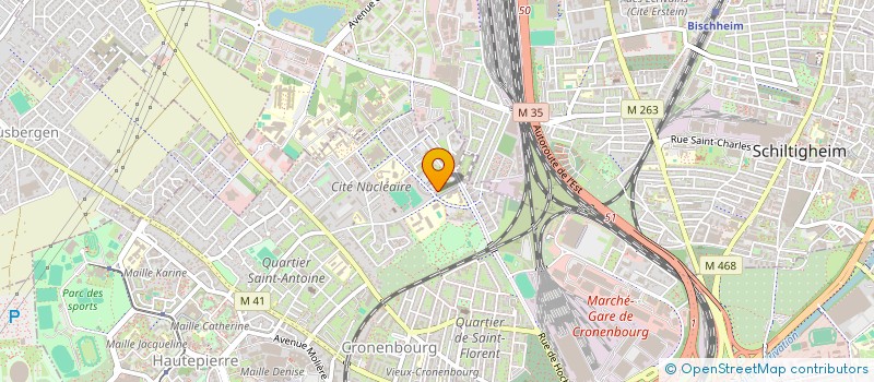 localisation de l'entreprise MADAME KAHINA BEN MESSAOUD  STRASBOURG