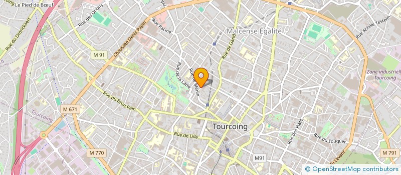 localisation de l'entreprise MADAME KAHINA BENCHADI  TOURCOING