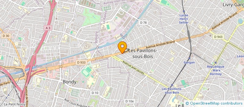 localisation de l'entreprise MADAME KAHINA BOUCHENED à LES PAVILLONS-SOUS-BOIS