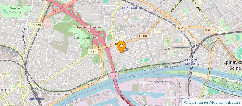 localisation de l'entreprise MADAME KAHINA BRAHIMI  ARGENTEUIL