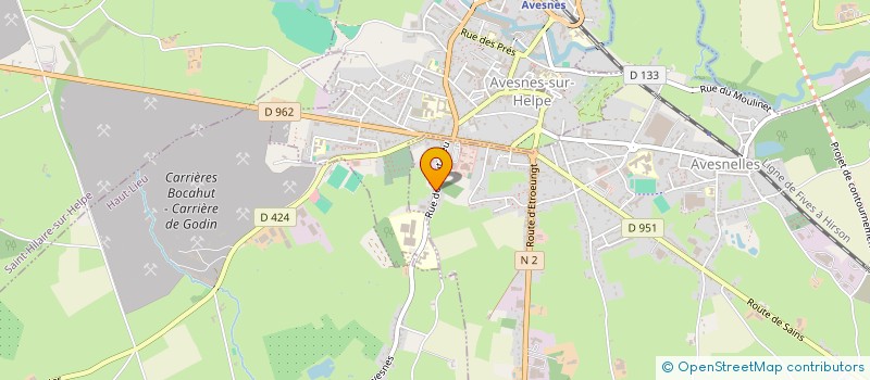 localisation de l'entreprise MADAME KAHINA CHERBAL  AVESNELLES