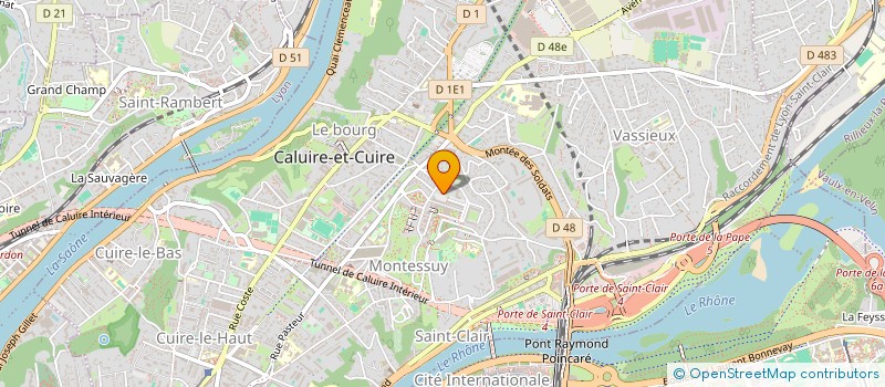 localisation de l'entreprise MADAME KAHINA DAHMOUNE à CALUIRE-ET-CUIRE