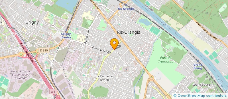 localisation de l'entreprise MADAME KAHINA GUETTAF à RIS-ORANGIS