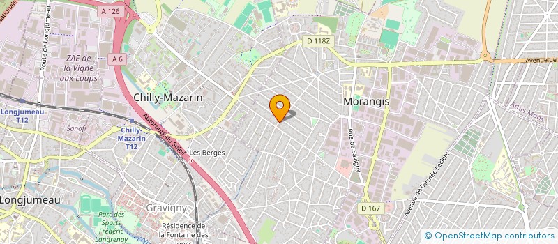localisation de l'entreprise MADAME KAHINA HADJ BENABDELMOULA  MORANGIS