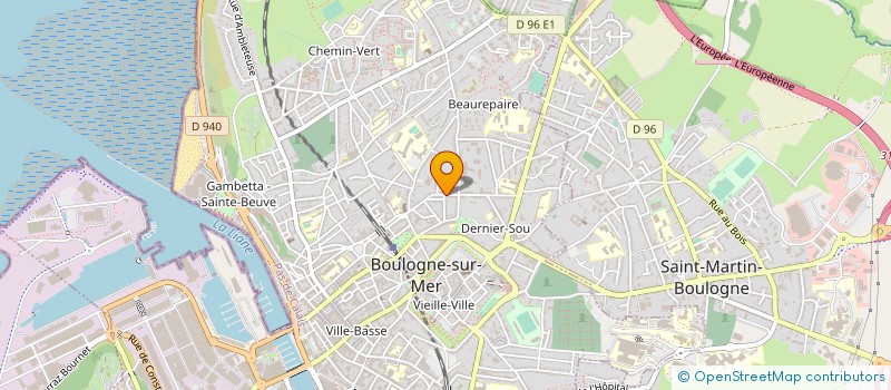 localisation de l'entreprise MADAME KAHINA HAMOUM à BOULOGNE-SUR-MER