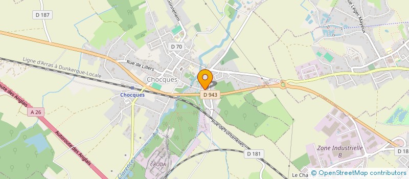 localisation de l'entreprise MADAME KAHINA KANOUN  CHOCQUES