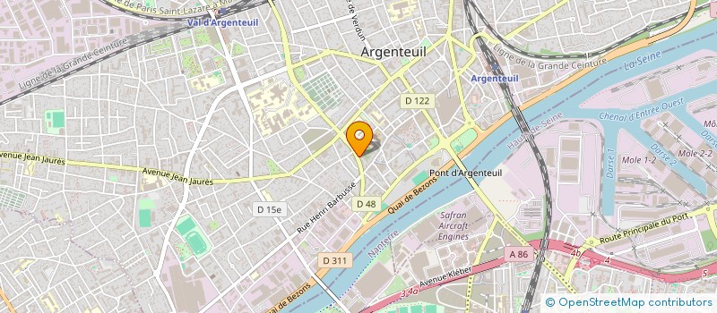 localisation de l'entreprise MADAME KAHINA KEFIL  ARGENTEUIL