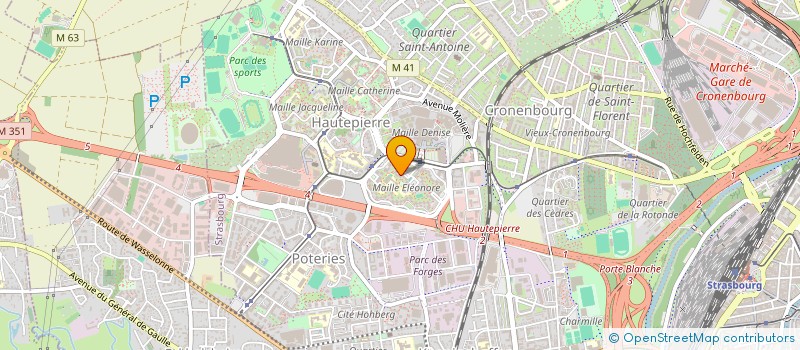 localisation de l'entreprise MADAME KAHINA LAMRANI à STRASBOURG