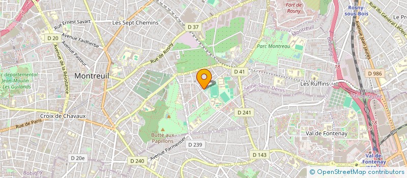localisation de l'entreprise MADAME KAHINA MEHDAOUI à MONTREUIL