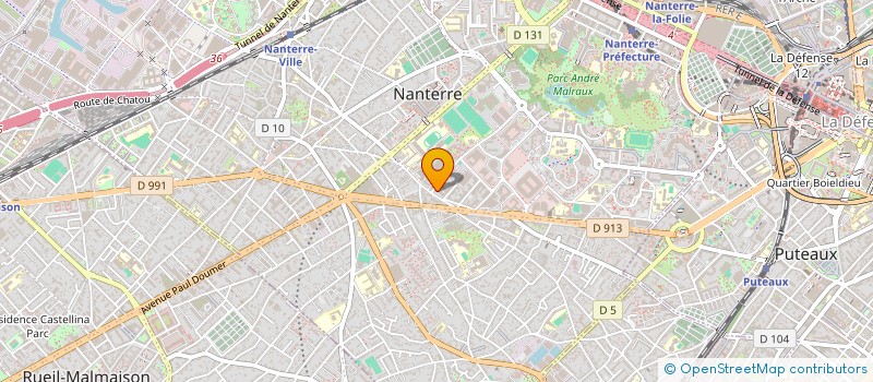 localisation de l'entreprise MADAME KAHINA MENSAH à NANTERRE