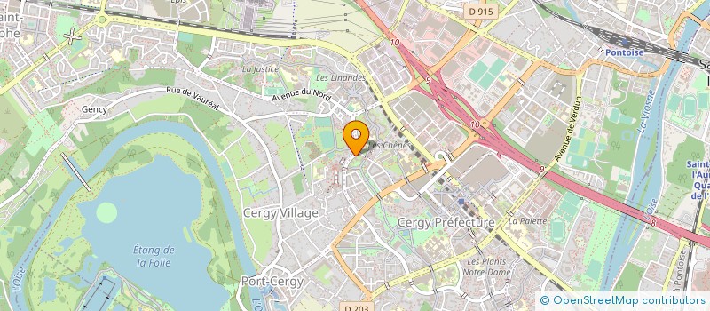 localisation de l'entreprise MADAME KAHINA OUHADDAD  CERGY