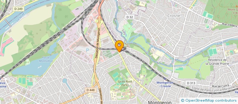 localisation de l'entreprise MADAME KAHINA SI AHMED  MONTGERON