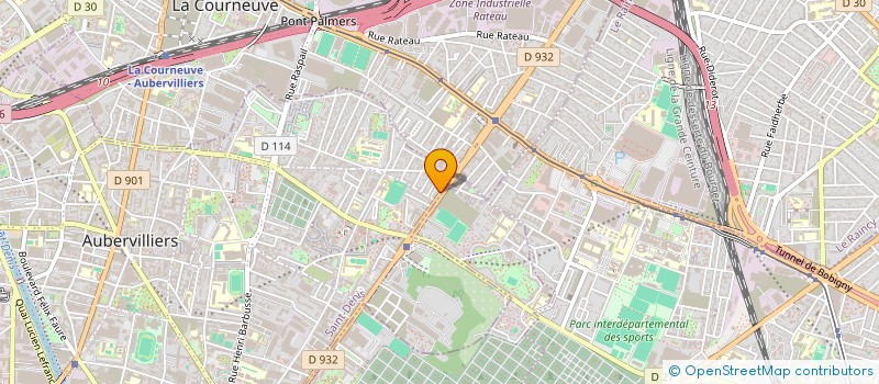 localisation de l'entreprise MADAME KAHINA SI TAYEB  AUBERVILLIERS