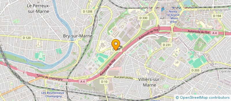 localisation de l'entreprise MADAME KAHINA SOUTTOU  CHENNEVIERES-SUR-MARNE