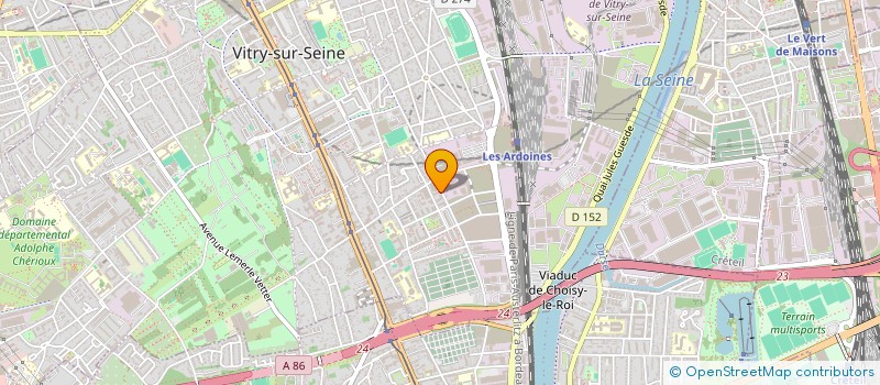 localisation de l'entreprise MADAME KAHINA ZOUIR  VITRY-SUR-SEINE