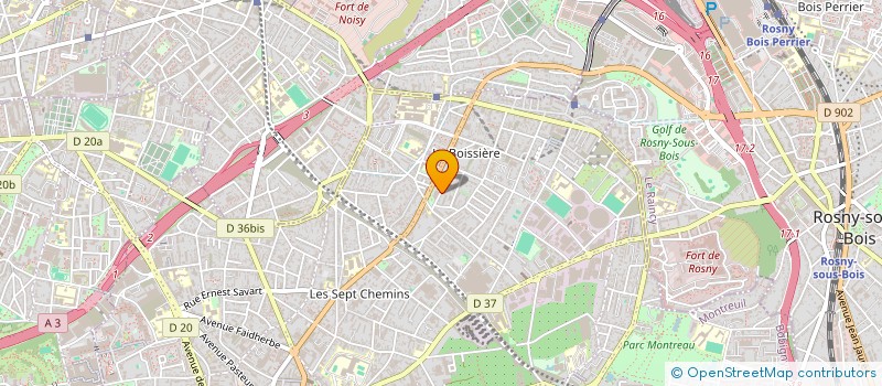 localisation de l'entreprise MADAME KAHINA ZOURANE  MONTREUIL