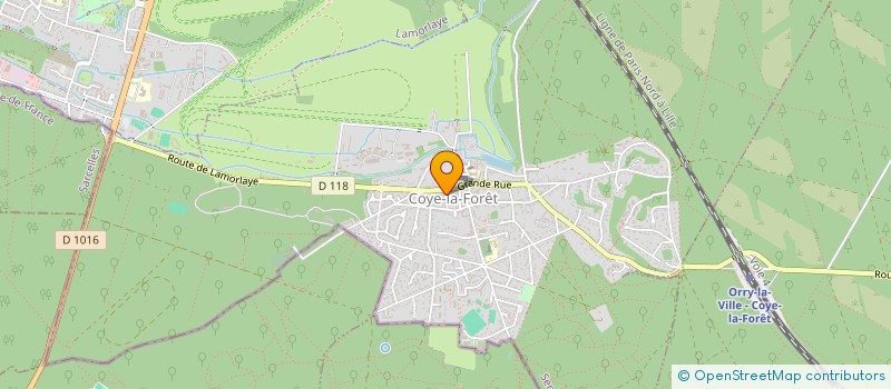 localisation de l'entreprise MADAME KAHO NANKO  COYE-LA-FORET