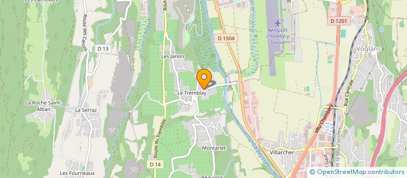 localisation de l'entreprise MADAME KAILYN LE THUY NASH  LA MOTTE-SERVOLEX