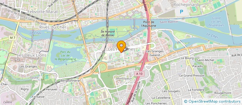 localisation de l'entreprise MADAME KAINA BENAMA  TOURS