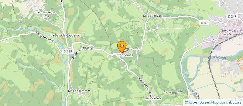 localisation de l'entreprise MADAME KAINA HIDOUCHE  LA ROUQUETTE