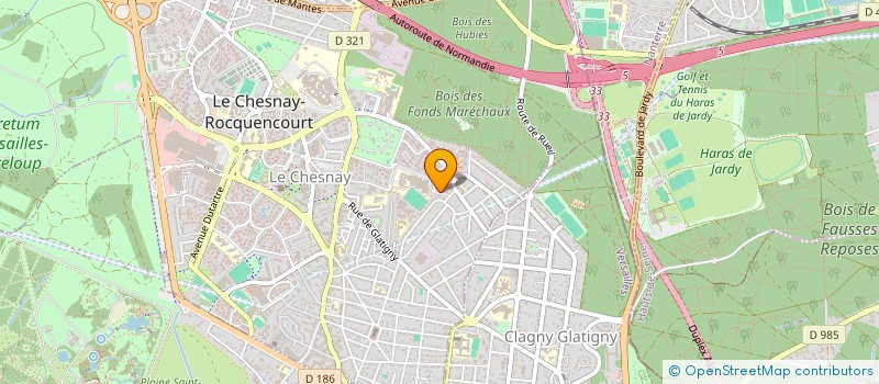 localisation de l'entreprise MADAME KAINA ZEMIRLI  LE CHESNAY-ROCQUENCOURT