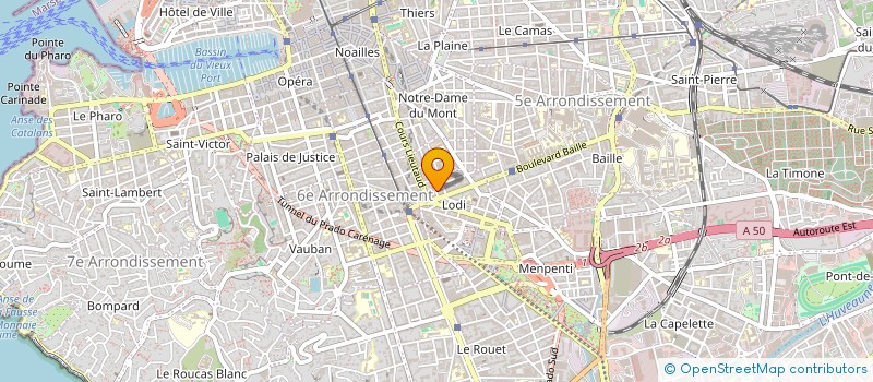 localisation de l'entreprise MADAME KAINA ZEUDMI-SAHRAOUI à MARSEILLE