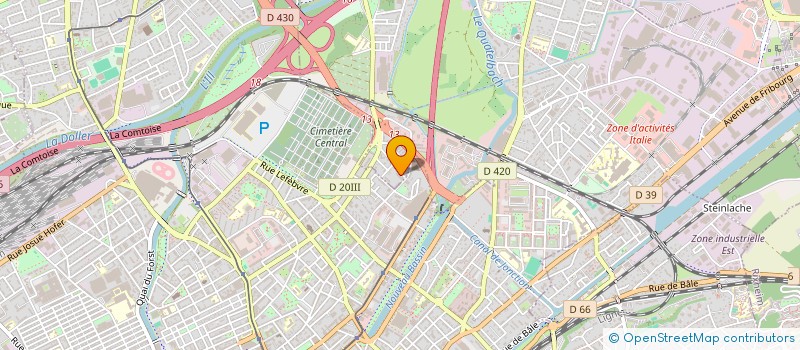 localisation de l'entreprise MADAME KAINA ZIDANE  ILLZACH