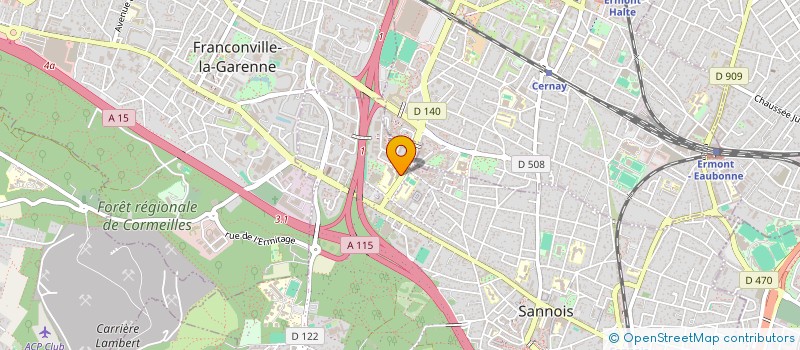 localisation de l'entreprise MADAME KAISSA-JADE MESBAH  SANNOIS