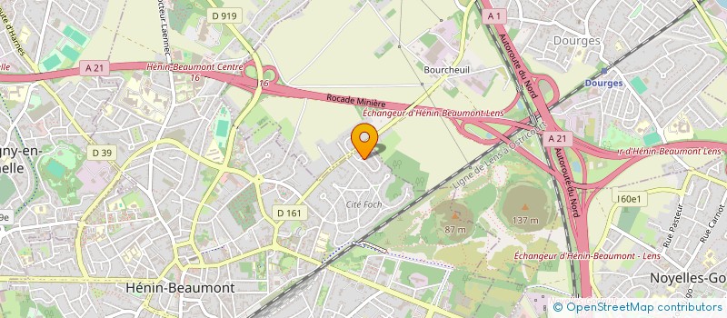 localisation de l'entreprise MADAME KAITHLYNE FAUQUEUR  ROUVROY