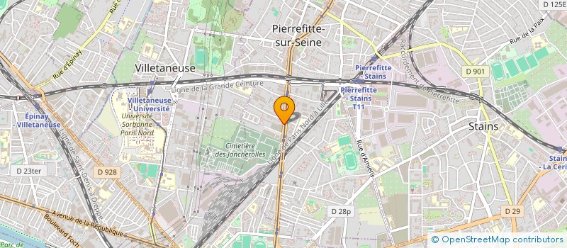 localisation de l'entreprise MADAME KAITLIN EMONINGE à PIERREFITTE-SUR-SEINE