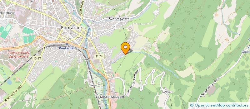 localisation de l'entreprise MADAME KAJSA BIARD à PONTARLIER