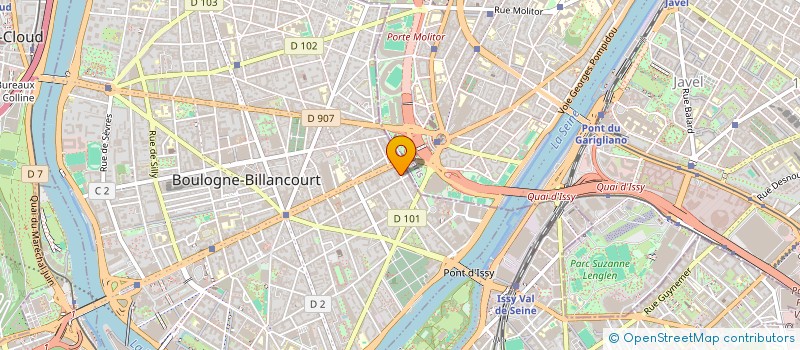 localisation de l'entreprise MADAME KAJSA VON SYDOW  BOULOGNE-BILLANCOURT