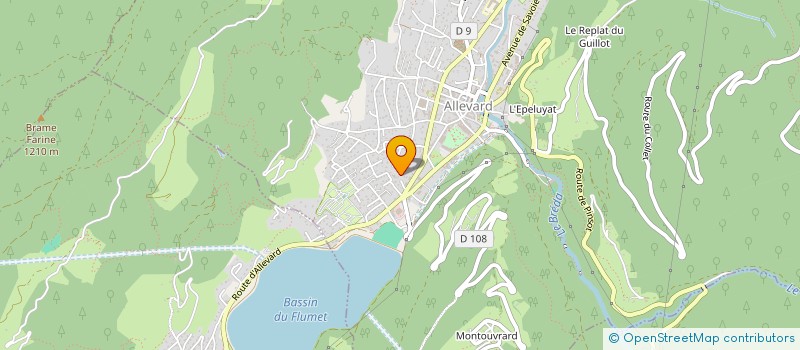 localisation de l'entreprise MADAME KAKOU KASSI  ALLEVARD