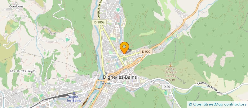 localisation de l'entreprise MADAME KALAHANE GRONDIN à DIGNE-LES-BAINS