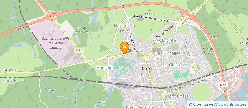 localisation de l'entreprise MADAME KALIDA LATRECHE  LURE