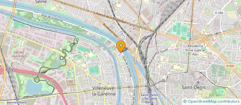 localisation de l'entreprise MADAME KALIJATOU SUMAREH à L'ILE-SAINT-DENIS