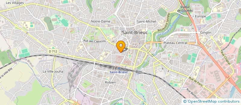 localisation de l'entreprise MADAME KALINA NAZE  SAINT-BRIEUC