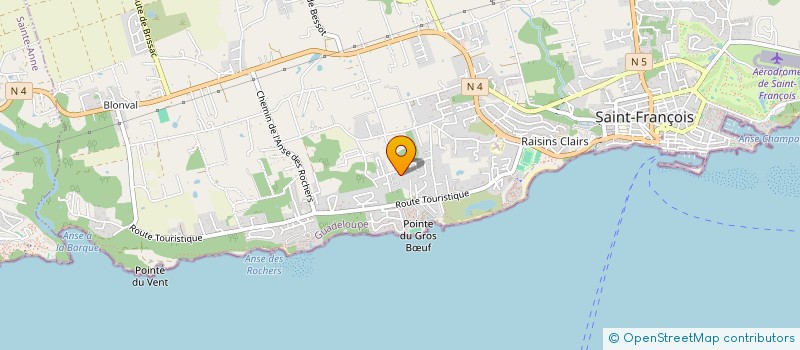 localisation de l'entreprise MADAME KALINJA NAFFER  SAINT-FRANCOIS