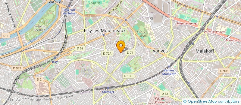 localisation de l'entreprise MADAME KALINKA MANSUELA-NAUDY à ISSY-LES-MOULINEAUX