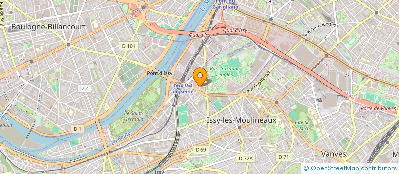 localisation de l'entreprise MADAME KALISSA BENSALAH à ISSY-LES-MOULINEAUX