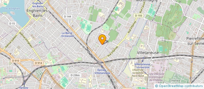 localisation de l'entreprise MADAME KALISSA CHARRERON à TAVERNY