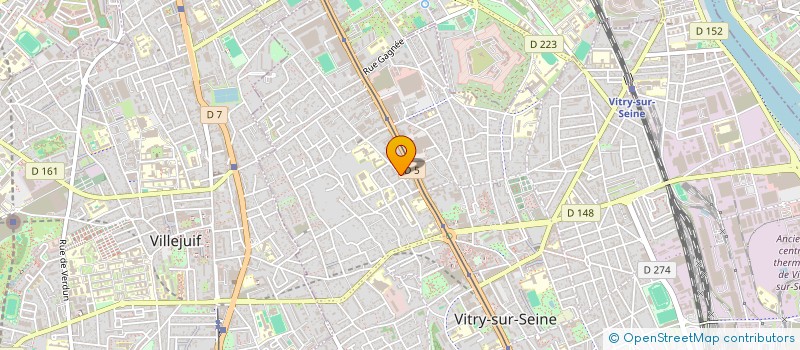localisation de l'entreprise MADAME KALISSA NAMANE à VITRY-SUR-SEINE